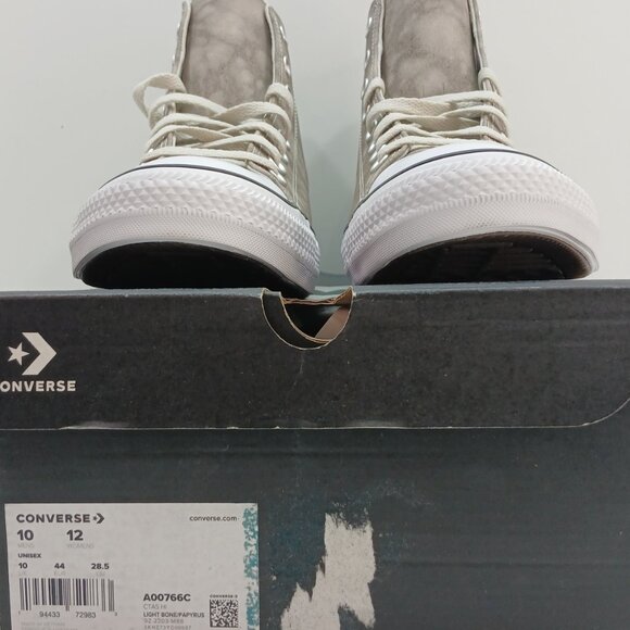 Converse A00766C NIB Unisex Chuck Taylor Trance Leather High Tops Sz. M-10/W-12 - Picture 3 of 15